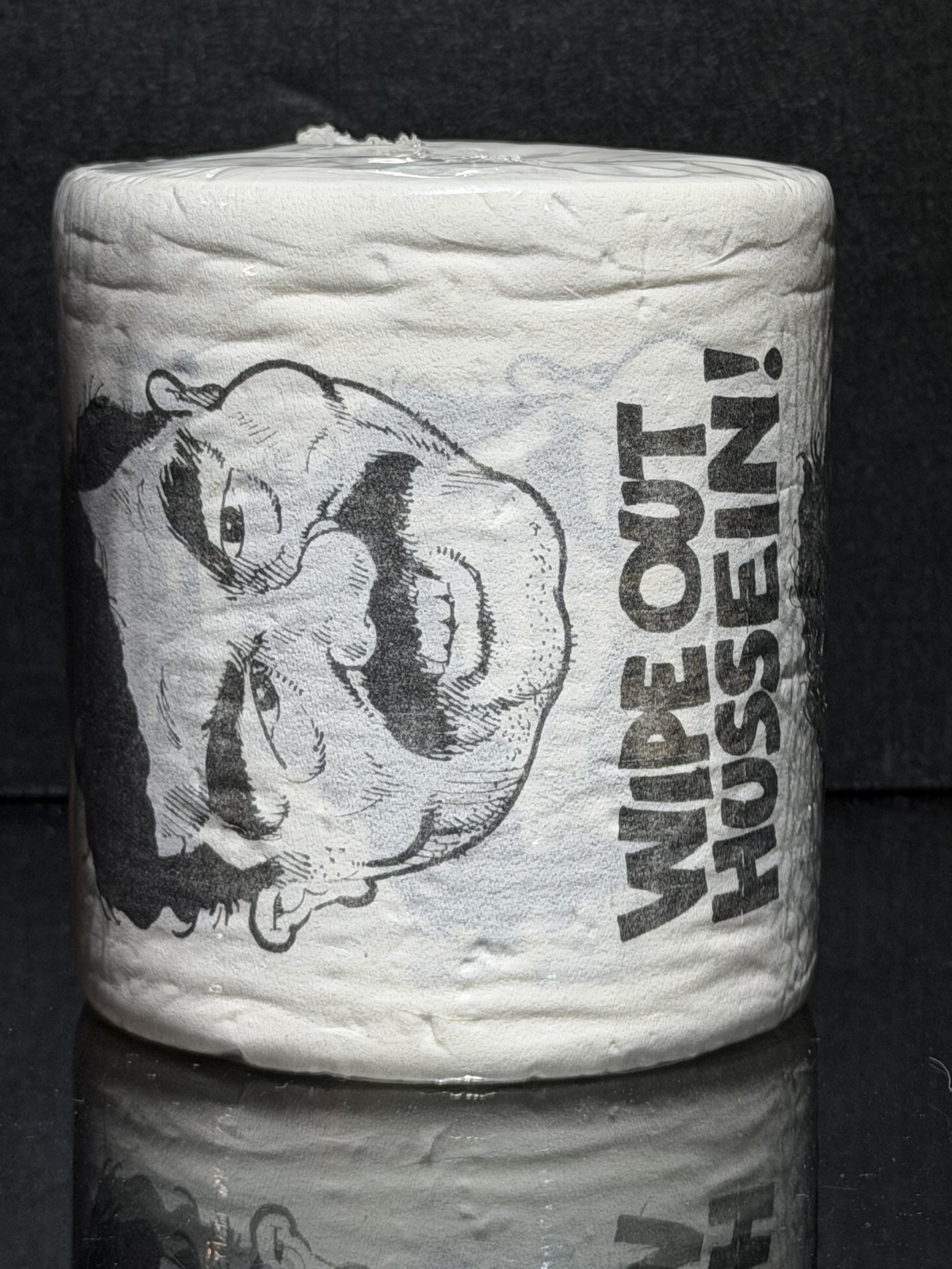 Wipe Out Hussein Novelty Toilet Paper
