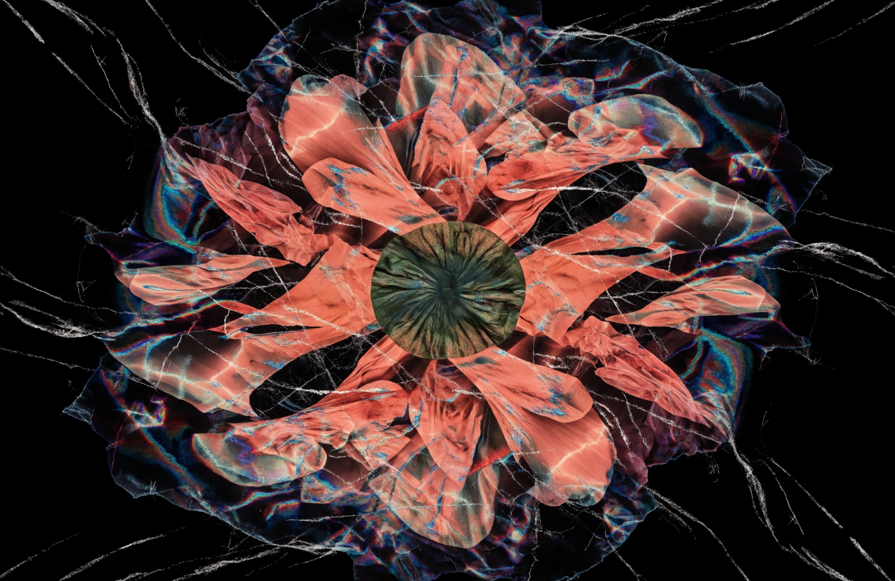 Shattered Peach Eye
