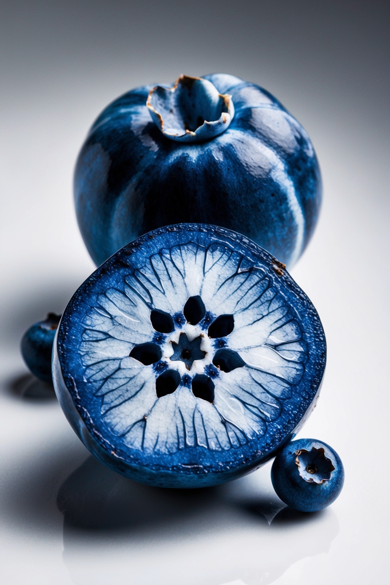 Blueberry — IV · Whole & Section