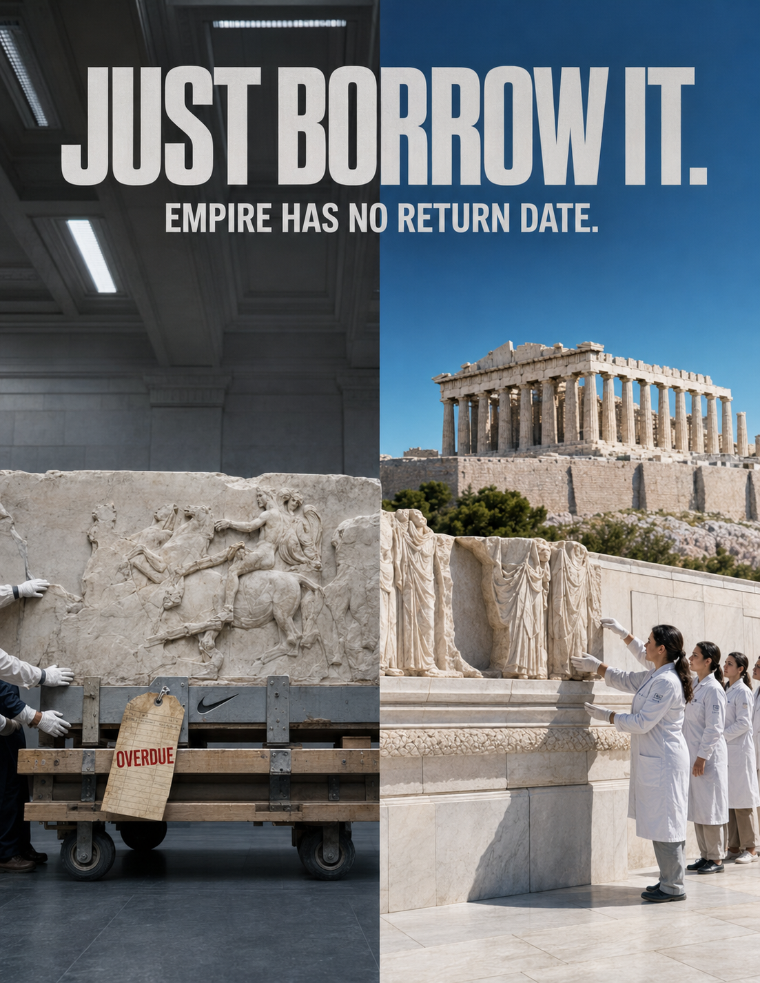 JUST BORROW IT. — EMPIRE HAS NO RETURN DATE.