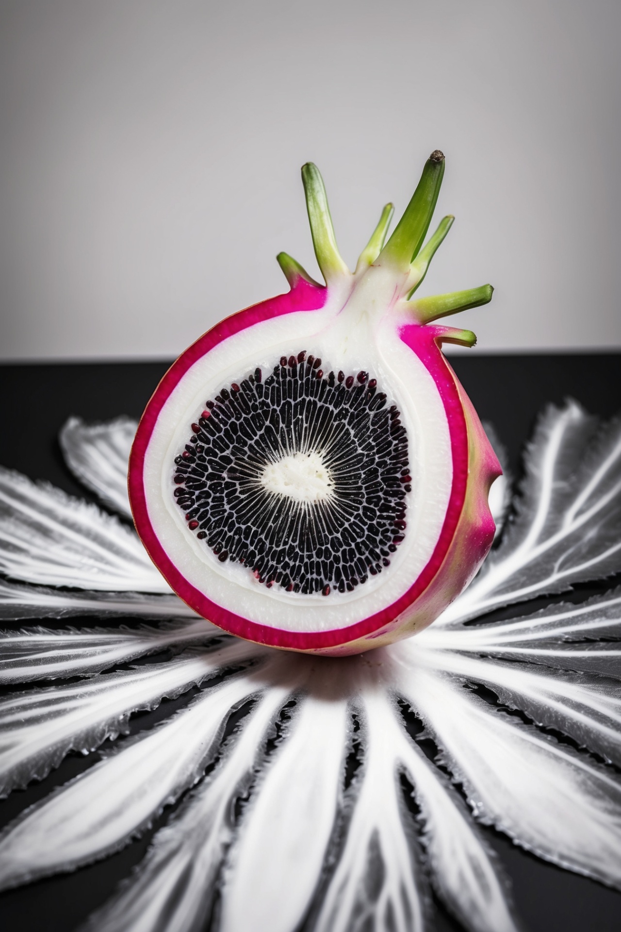 Dragon Fruit — II · Still Life with Halves