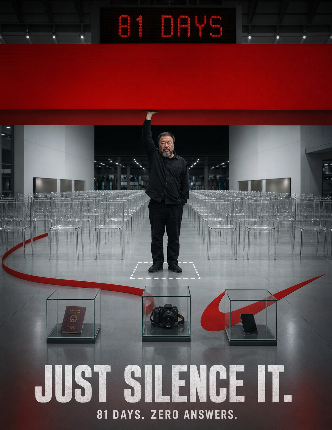 JUST SILENCE IT. — 81 DAYS. ZERO ANSWERS.