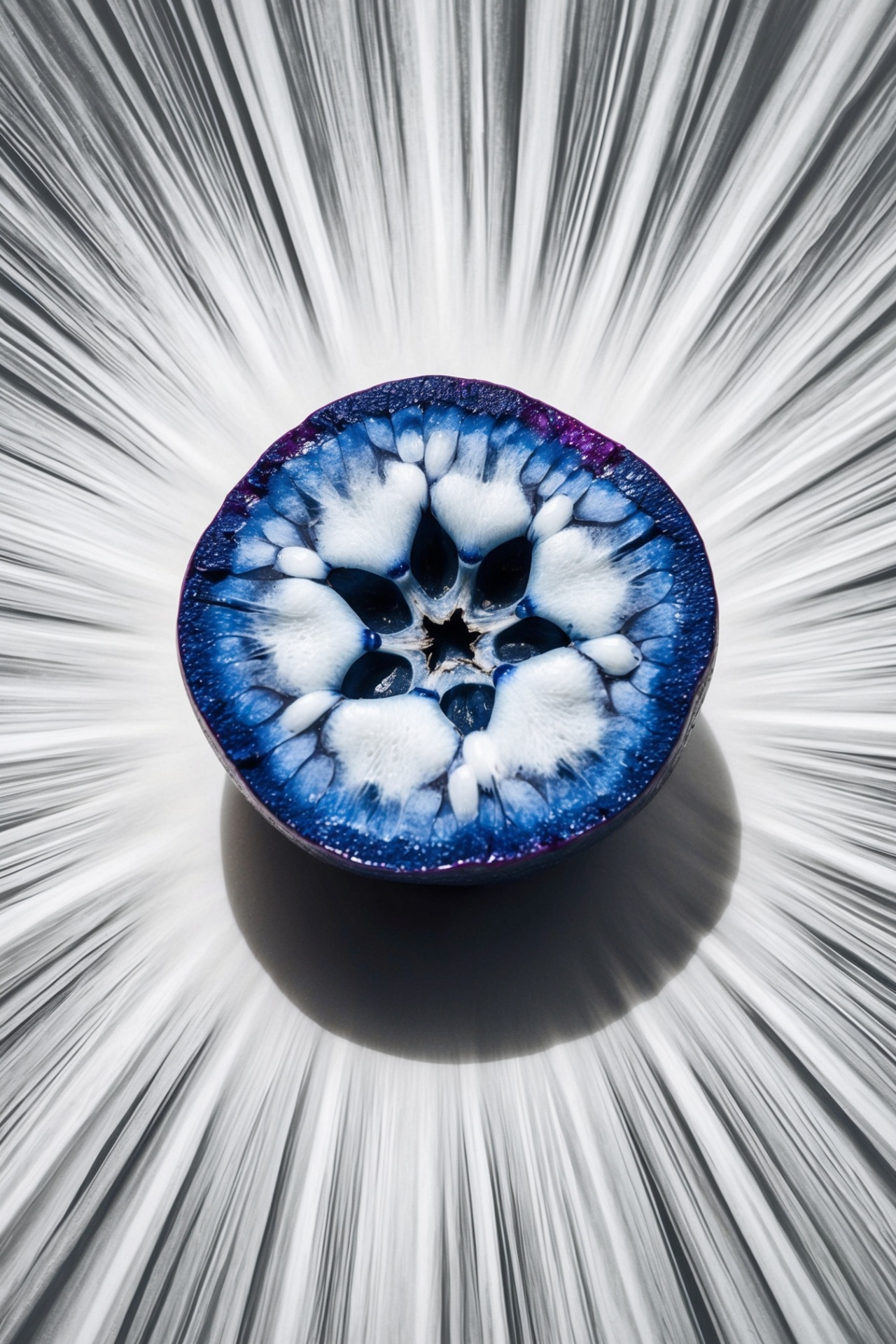 Blueberry — III · Burst on White