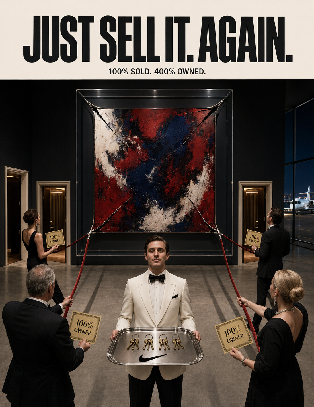 JUST SELL IT. AGAIN. — 100% SOLD. 400% OWNED.