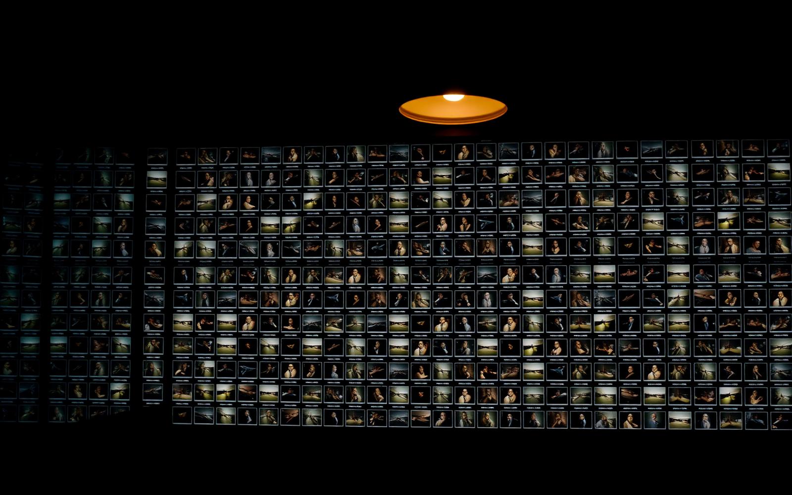 Lightbox wall — Your AI-powered contact sheet.